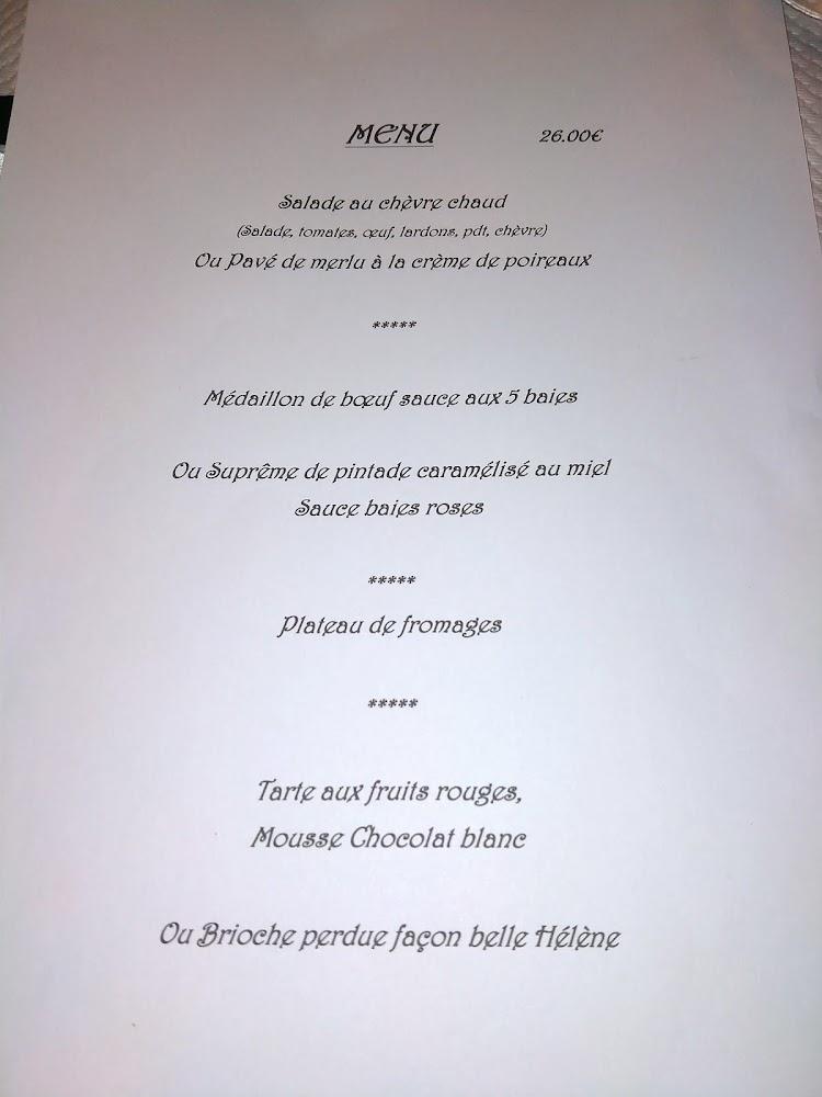 A La Table de Claudine - Menu Image 1